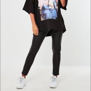 Maternity Faux Leather Leggings